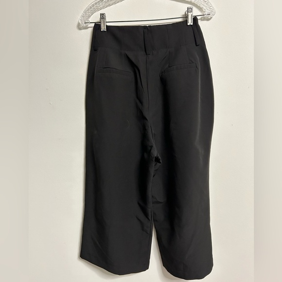 Boohoo Black Wide Leg  Pants - Picture 2 of 3